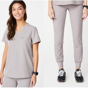 Figs Scrub Set in Slate - XS